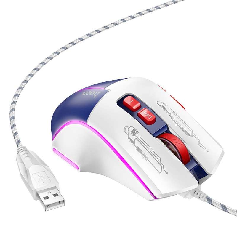 SPOTT-GR Hoco GM31 - Ενσύρματο Gaming Ποντίκι USB-A 3600 dpi - Μπλε