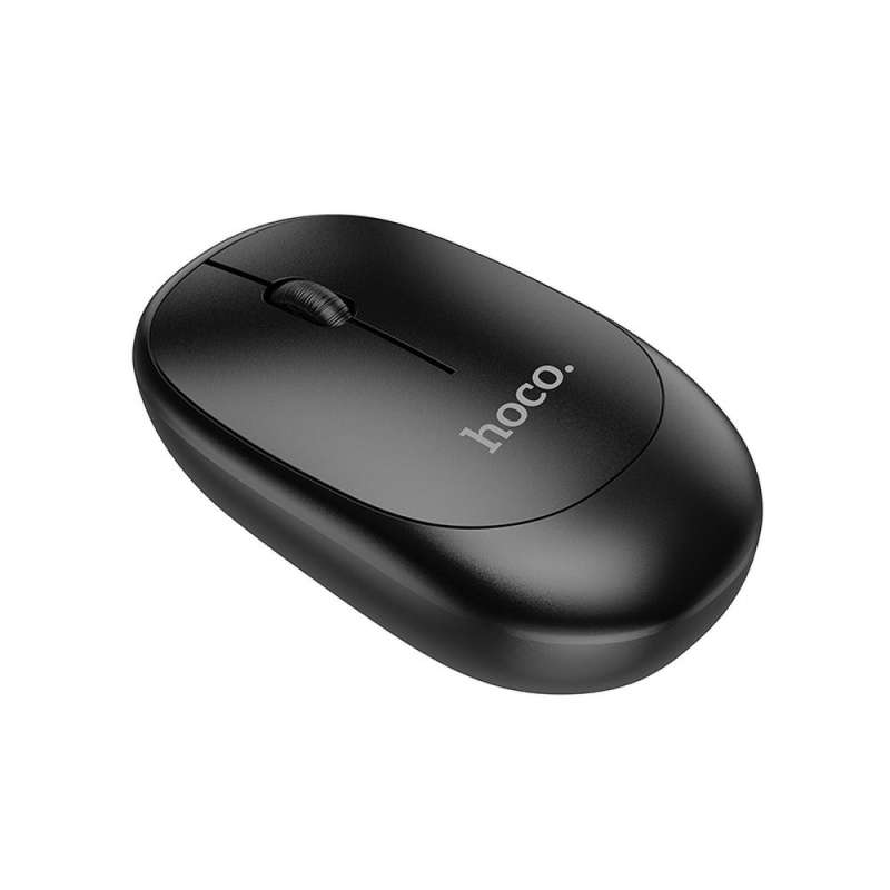 SPOTT-GR Hoco GM17 - Ασύρματο Πληκτρολόγιο QWERTY Σετ με Ποντίκι σε Μαύρο Χρώμα
