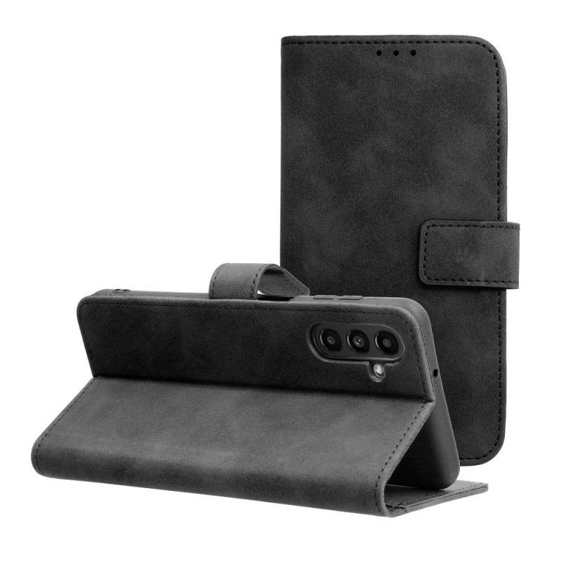 SPOTT-GR Tender Book Case - Θήκη Πορτοφόλι για Samsung Galaxy A13 5G / A04S  - Μαύρη