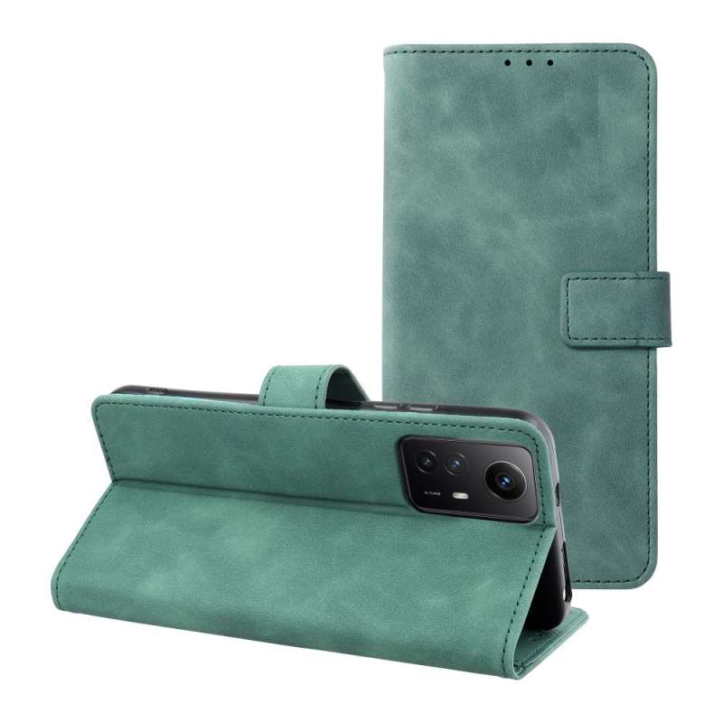 SPOTT-GR Tender Book Case - Θήκη Πορτοφόλι για Xiaomi Redmi Note 12S - Πράσινη