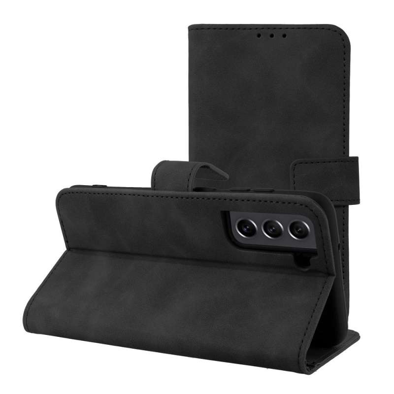 SPOTT-GR Tender Book Case - Θήκη Πορτοφόλι για Samsung Galaxy S21 FE - Μαύρη