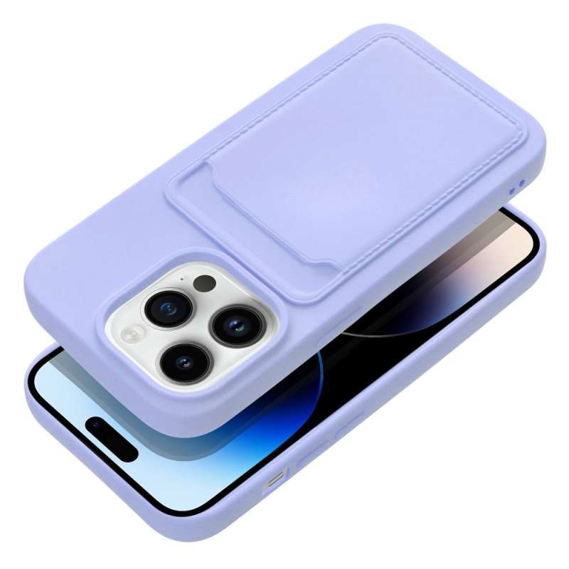 SPOTT-GR Card Matte Case - Θήκη Ματ για Apple iPhone 14 Pro - Μωβ