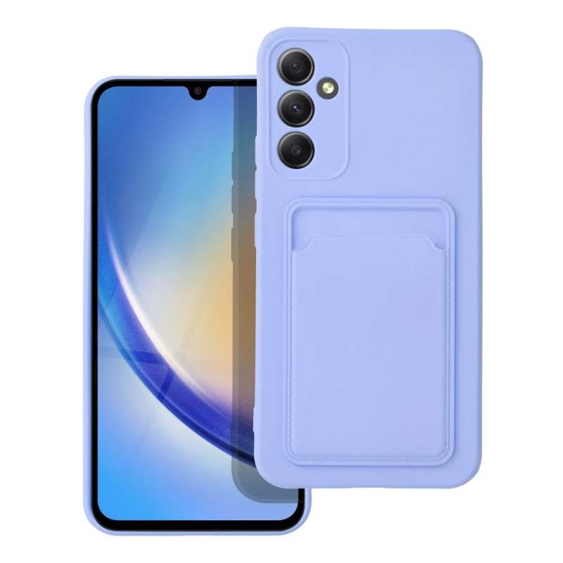 SPOTT-GR Card Matte Case - Θήκη Ματ για Samsung Galaxy A34 5G - Μωβ