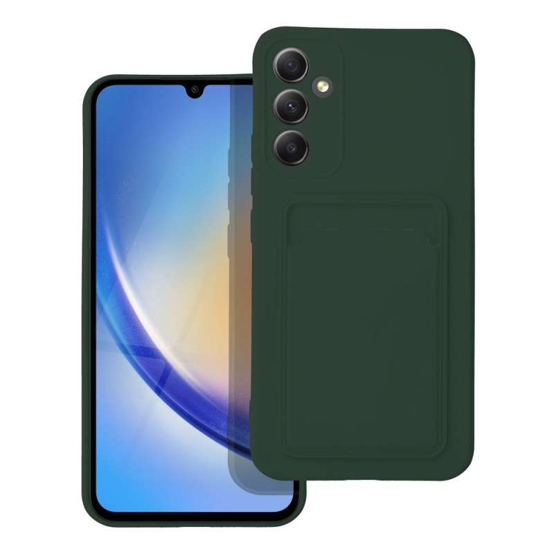 SPOTT-GR Card Matte Case - Θήκη Ματ για Samsung Galaxy A34 5G - Πράσινη