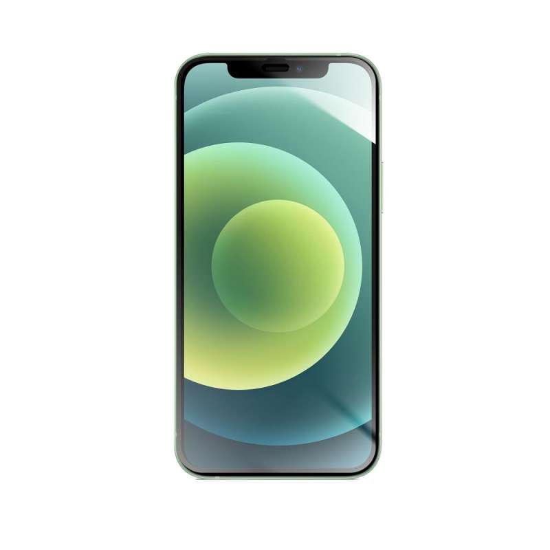 SPOTT-GR Forcell Flexible Nano Glass - Εύκαμπτο Τζαμάκι Οθόνης για Apple iPhone 12 / 12 Pro με Μαύρο Περίγραμμα