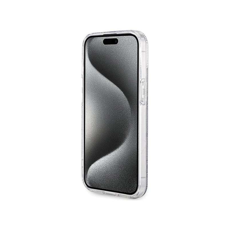 SPOTT-GR GUESS - Θήκη για Apple iPhone 15 Plus με Υποστήριξη MagSafe GUHMP15MHGCUSTGK (IML GCUBE) - Μαύρη