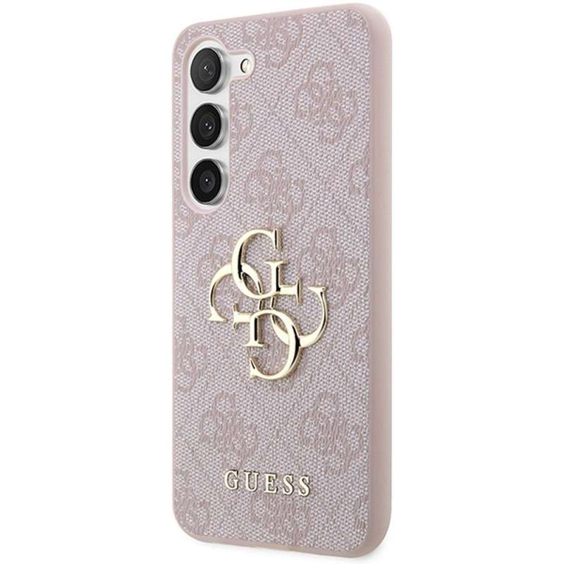SPOTT-GR GUESS - Θήκη για Samsung Galaxy A35 5G (4G Big Metal Logo) - Ροζ