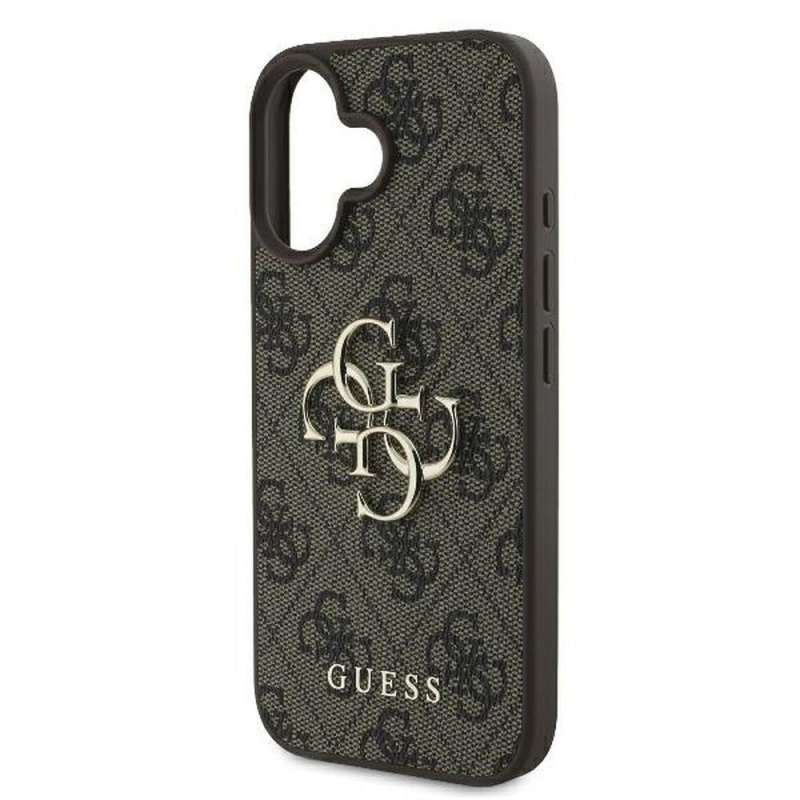 SPOTT-GR GUESS - Θήκη για Apple iPhone 16 GUHCP16S4GMGBR (Big 4G Logo Classic) - Καφέ