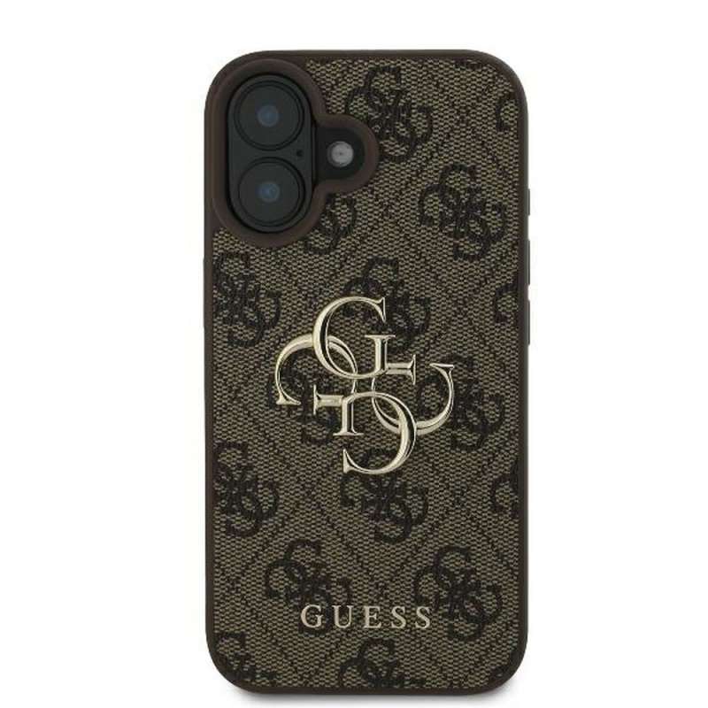 SPOTT-GR GUESS - Θήκη για Apple iPhone 16 GUHCP16S4GMGBR (Big 4G Logo Classic) - Καφέ