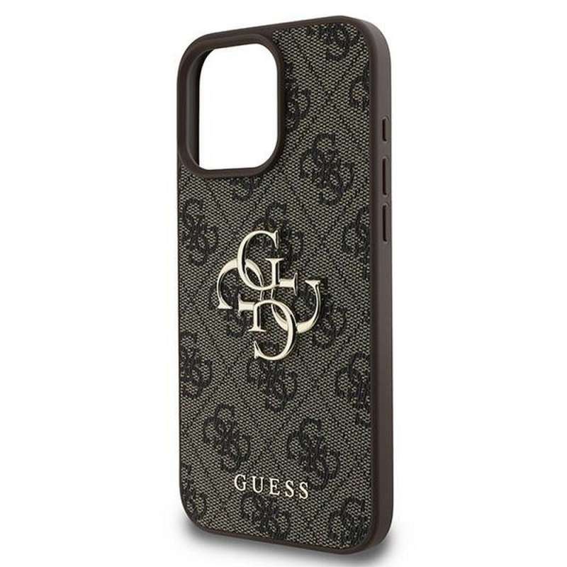 SPOTT-GR GUESS - Θήκη για Apple iPhone 16 Pro GUHCP16L4GMGBR (Big 4G Logo Classic) - Καφέ