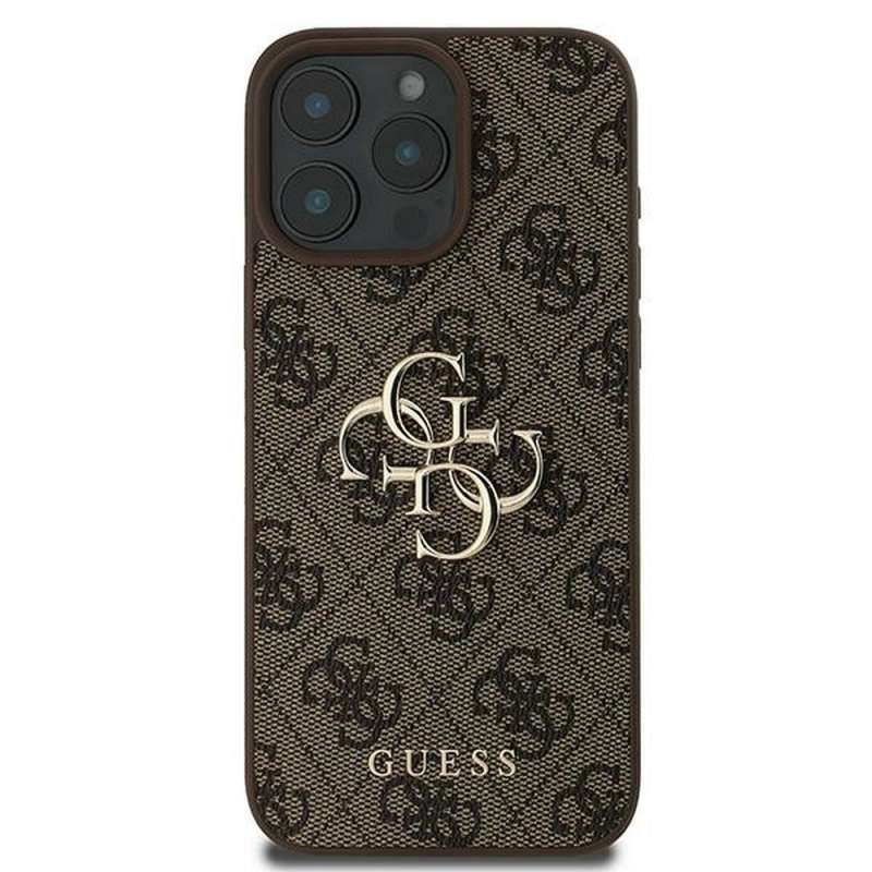 SPOTT-GR GUESS - Θήκη για Apple iPhone 16 Pro GUHCP16L4GMGBR (Big 4G Logo Classic) - Καφέ