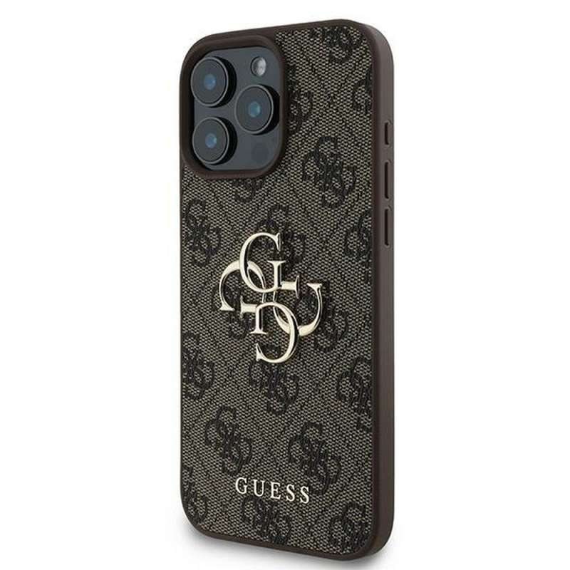 SPOTT-GR GUESS - Θήκη για Apple iPhone 16 Pro GUHCP16L4GMGBR (Big 4G Logo Classic) - Καφέ