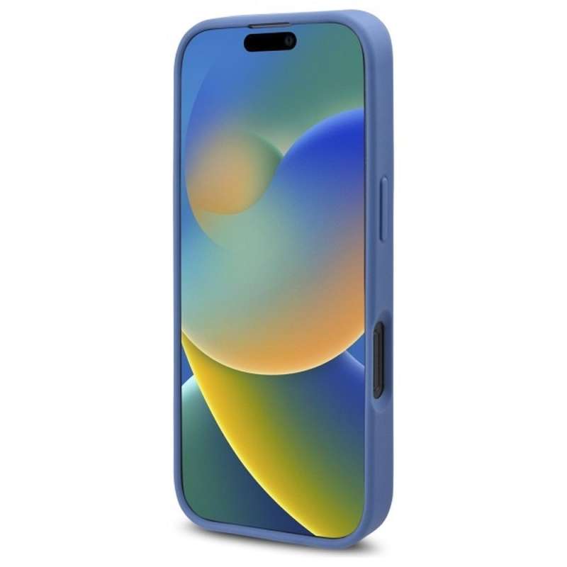 SPOTT-GR GUESS - Θήκη για Apple iPhone 16 Pro με Υποστήριξη MagSafe (4G Flowers Print) - Μπλε