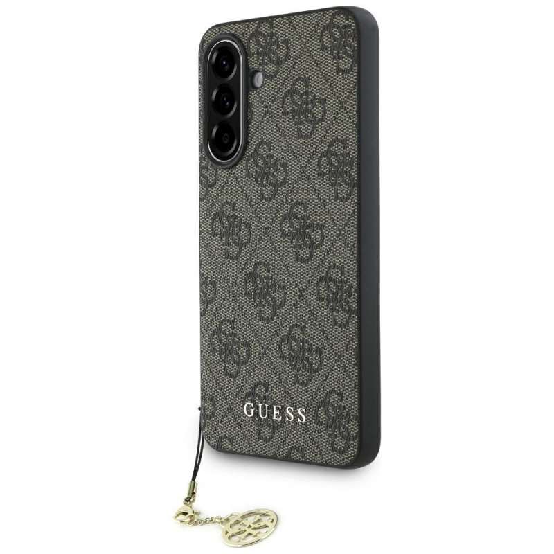 SPOTT-GR GUESS - Δερμάτινη Θήκη για Samsung Galaxy A56 (4G Charms) - Καφέ