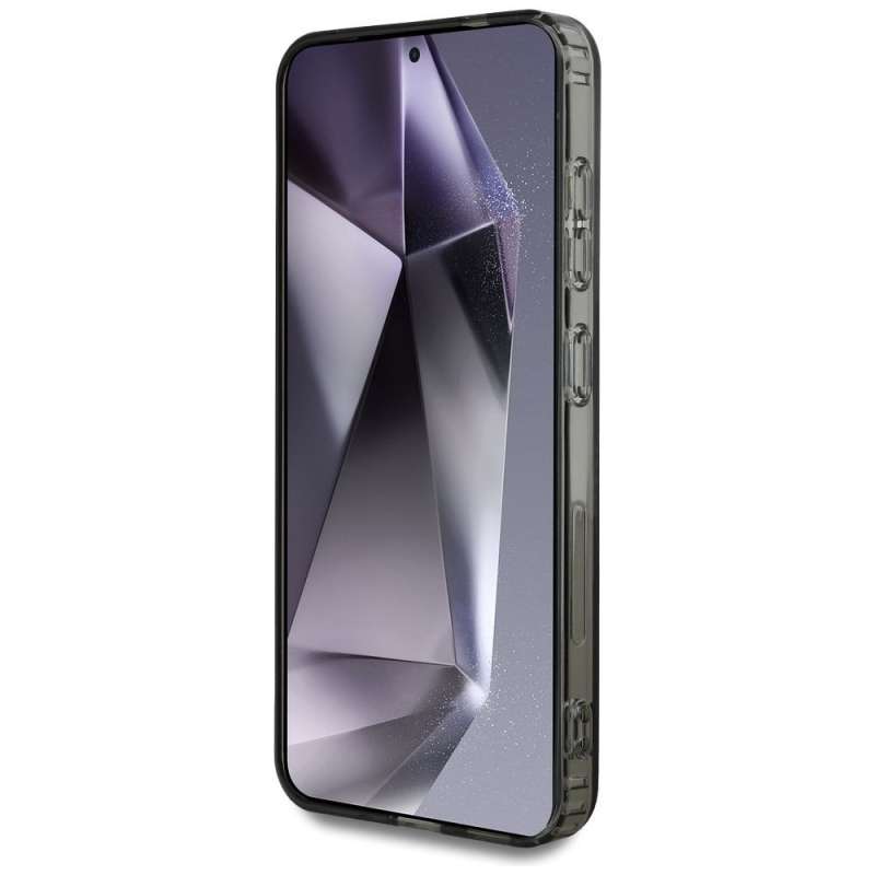 SPOTT-GR Karl Lagerfeld - Θήκη για Samsung Galaxy S25 με Υποστήριξη MagSafe (IML Metal Monogram KC Heads) - Μαύρη