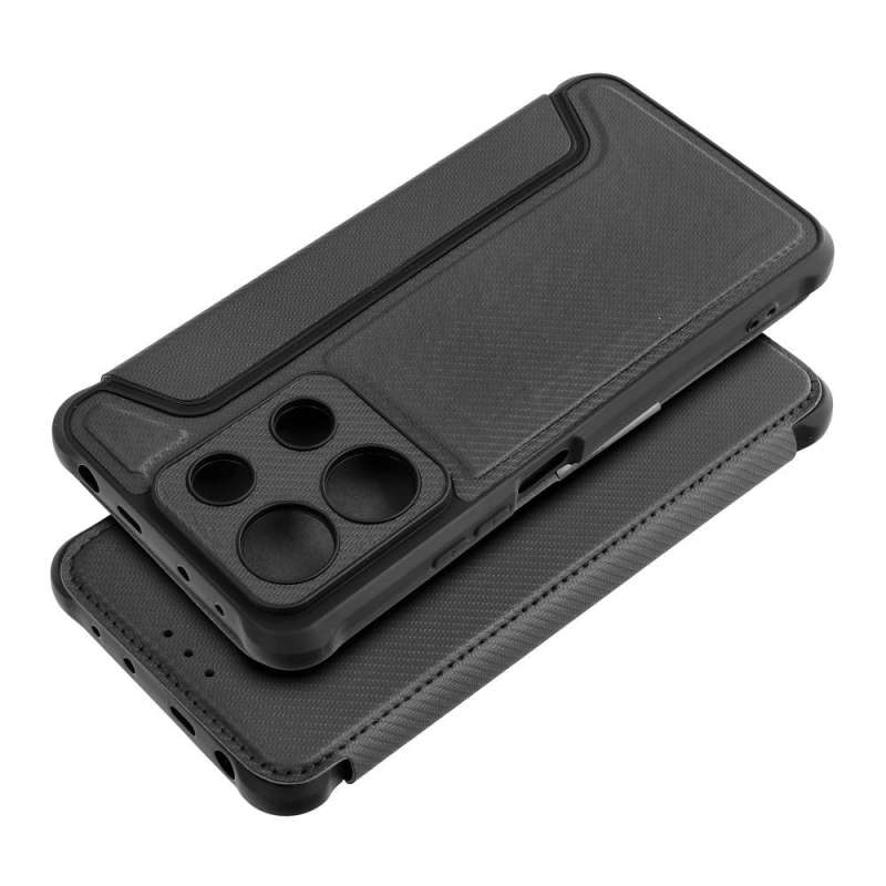 SPOTT-GR Razor Book Case - Θήκη Πορτοφόλι για Xiaomi Redmi Note 13 4G - Μαύρη