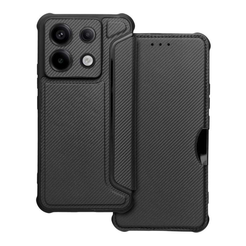 SPOTT-GR Razor Book Case - Θήκη Πορτοφόλι για Xiaomi Redmi Note 13 Pro 5G / Poco X6 - Μαύρη