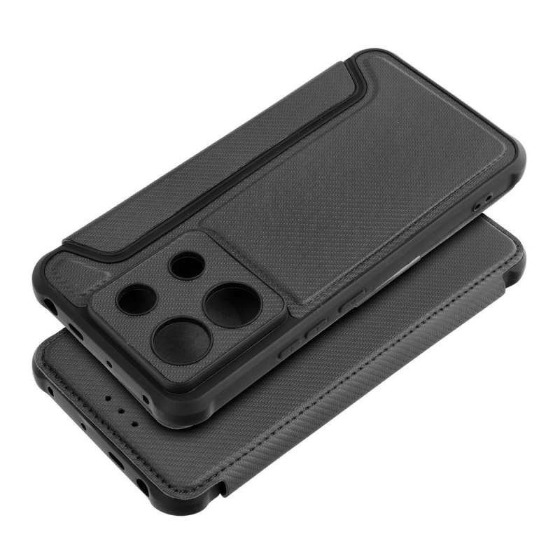 SPOTT-GR Razor Book Case - Θήκη Πορτοφόλι για Xiaomi Redmi Note 13 Pro 5G / Poco X6 - Μαύρη