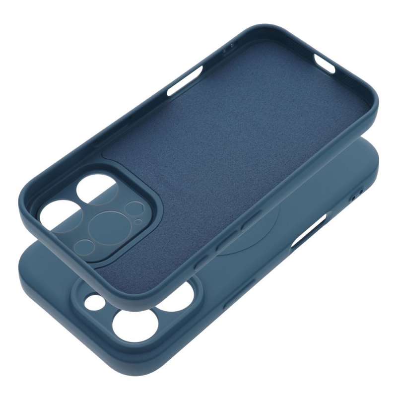 SPOTT-GR Silicone 2mm Mag Case - Λεπτή Θήκη Σιλικόνης 2mm με Υποστήριξη MagSafe για Apple iPhone 16 Pro - Μπλε
