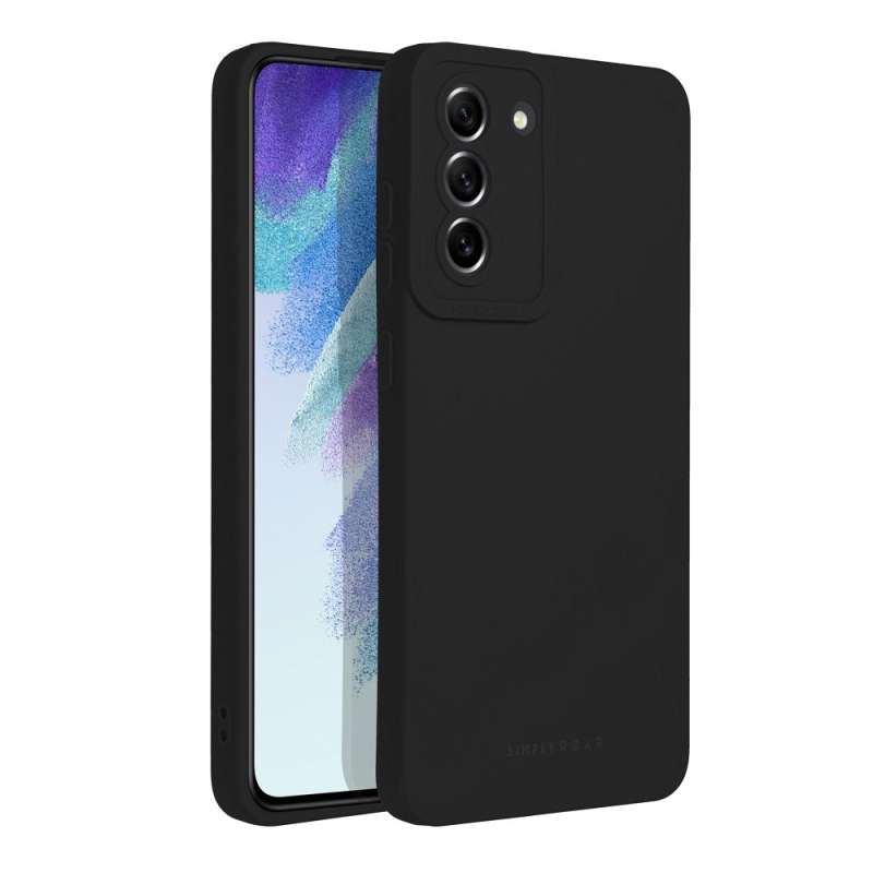 SPOTT-GR ROAR Luna Case - Θήκη Σιλικόνης για Samsung Galaxy S21 FE - Μαύρη