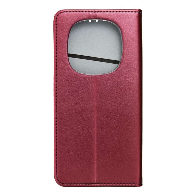 SPOTT-GR Smart Magneto - Θήκη Πορτοφόλι για Xiaomi Redmi Note 14 Pro 5G / 14 Pro Plus / Poco X7 - Κόκκινη