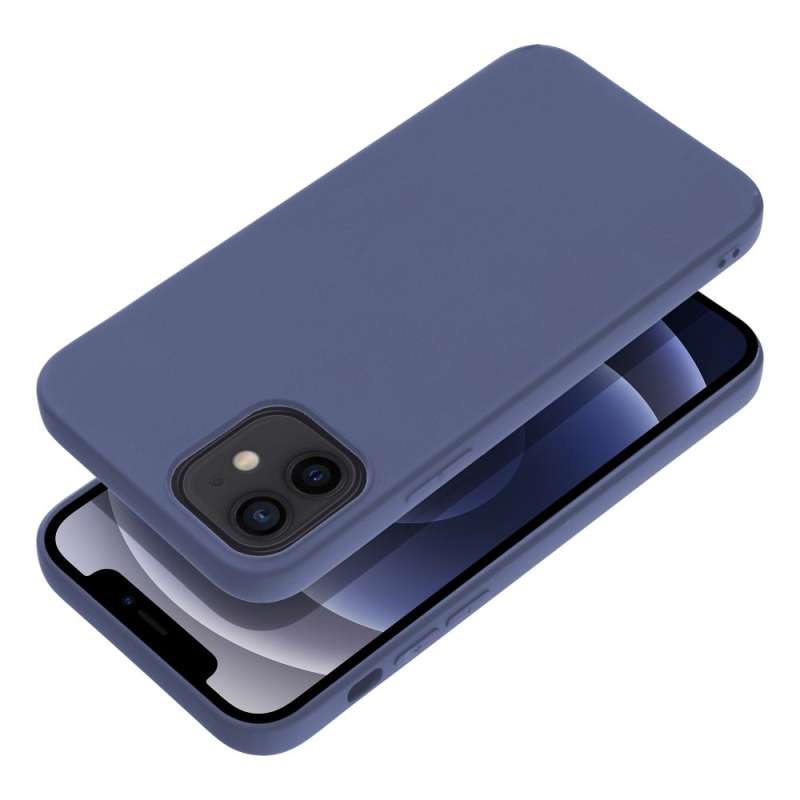 SPOTT-GR Matte Case - Θήκη Σιλικόνης Ματ για Apple iPhone 12 - Μπλε