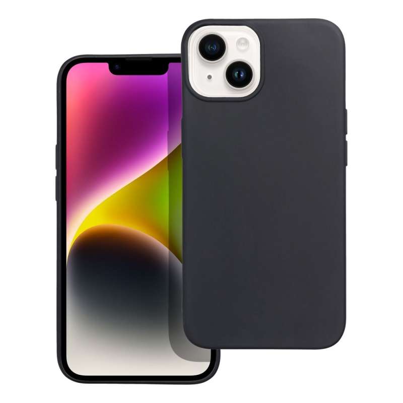 SPOTT-GR Matte Case - Θήκη Σιλικόνης Ματ για Apple iPhone 14 - Μαύρη
