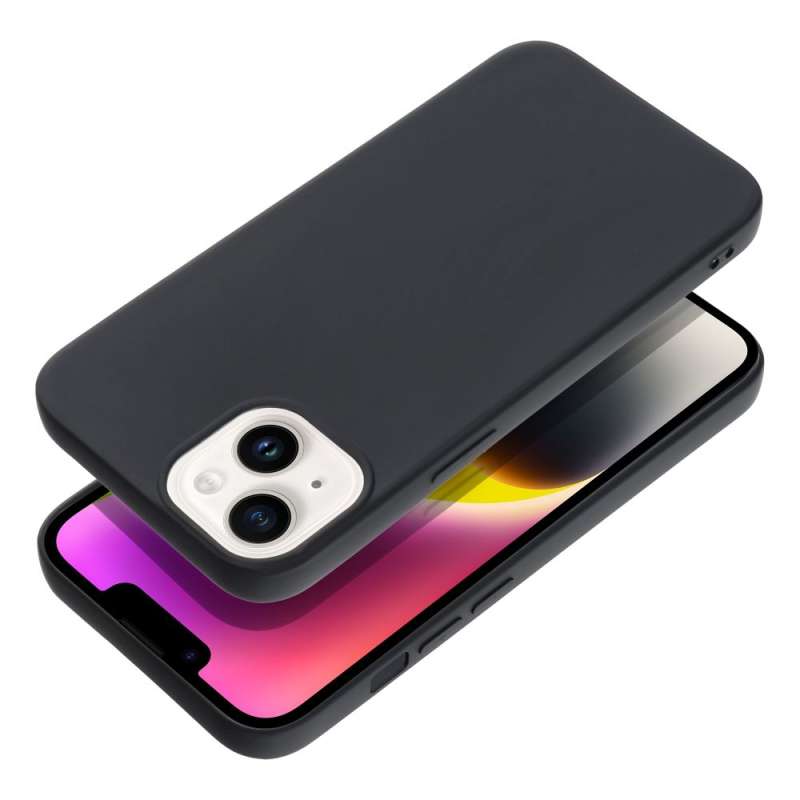 SPOTT-GR Matte Case - Θήκη Σιλικόνης Ματ για Apple iPhone 14 - Μαύρη