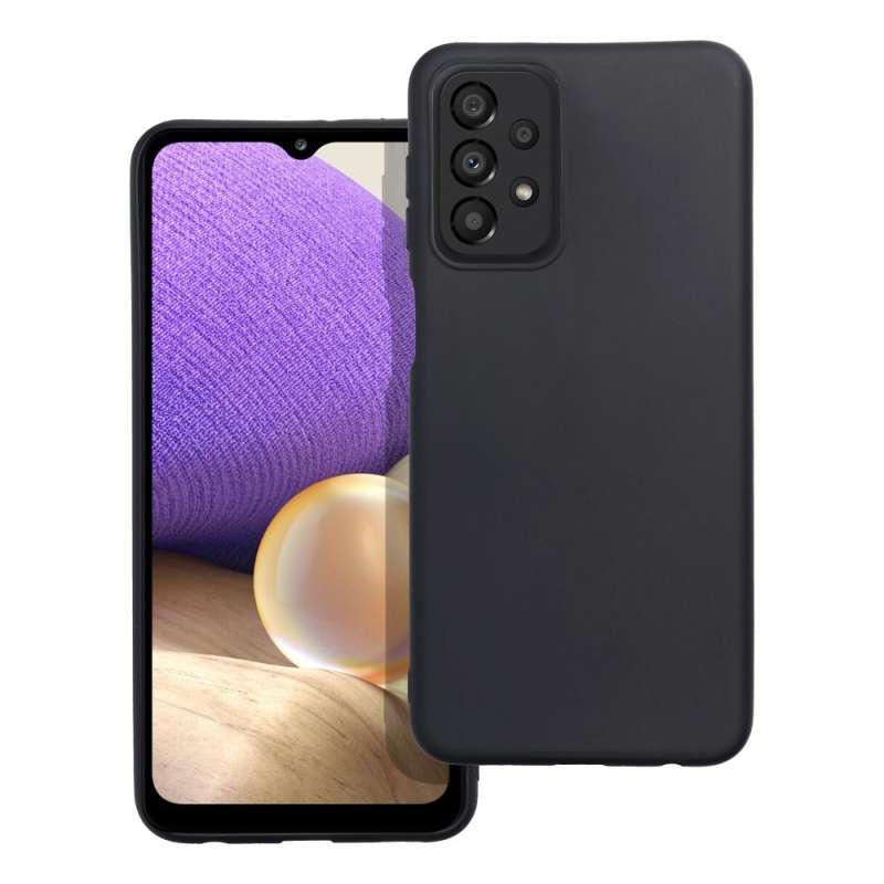 SPOTT-GR Matte Case - Θήκη Σιλικόνης Ματ για Samsung Galaxy A23 5G - Μαύρη
