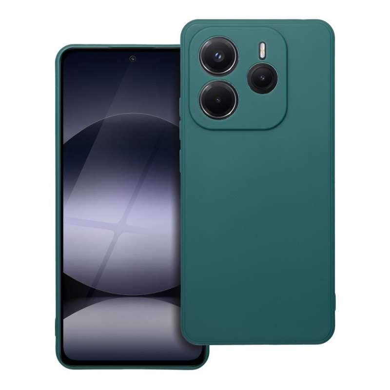 SPOTT-GR Matte Case - Θήκη Σιλικόνης Ματ για Xiaomi Redmi Note 14 5G - Πράσινη