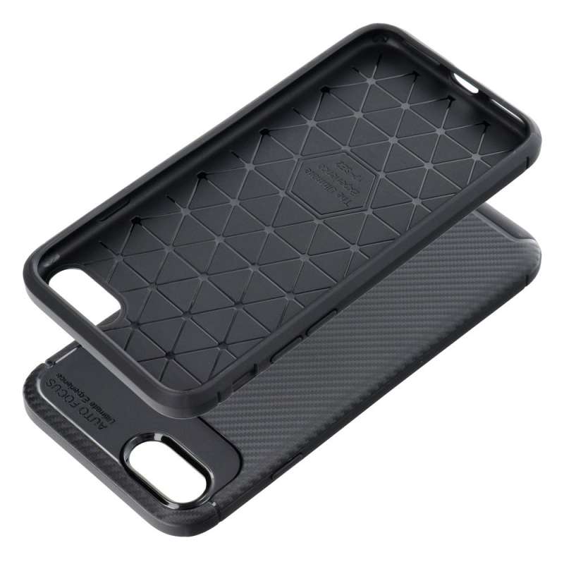 SPOTT-GR Carbon Premium - Θήκη για Apple iPhone 7 / 8 / SE 2020 / SE 2022 - Μαύρη