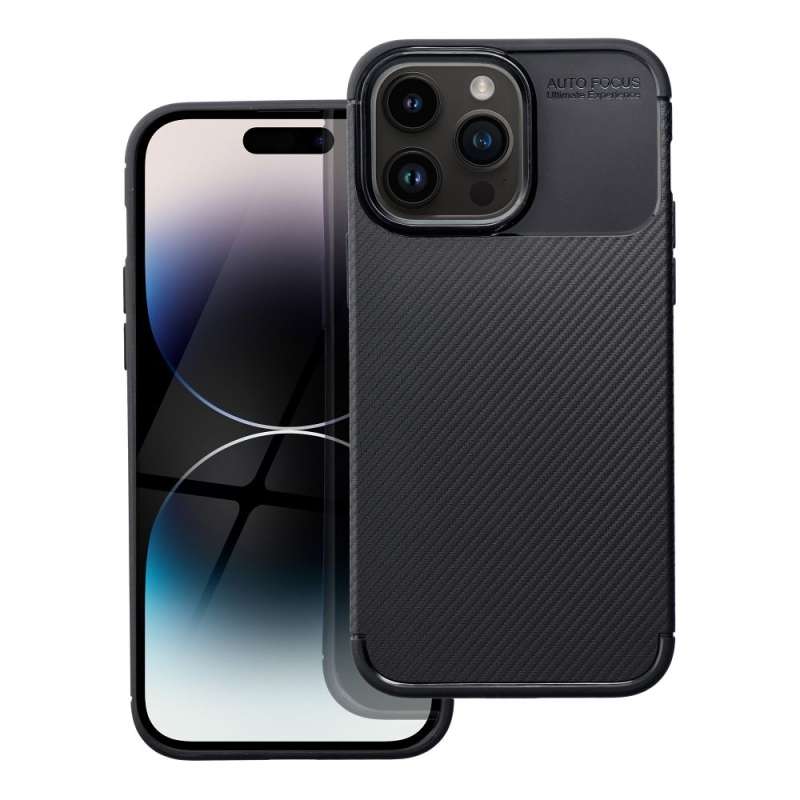 SPOTT-GR Carbon Premium - Θήκη για Apple iPhone 14 Pro Max - Μαύρη