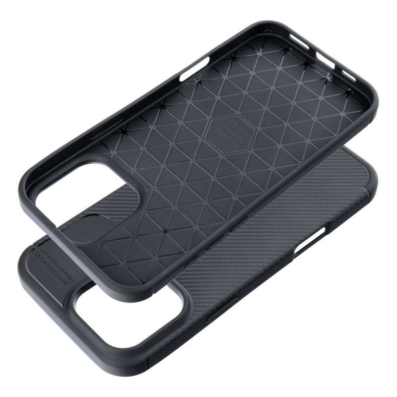 SPOTT-GR Carbon Premium - Θήκη για Apple iPhone 16 Pro Max - Μαύρη