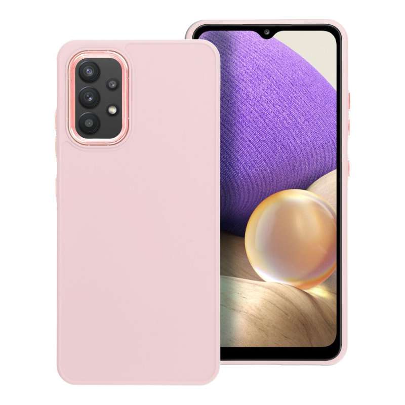 SPOTT-GR Frame Case - Θήκη Σιλικόνης για Samsung Galaxy A32 4G - Ροζ