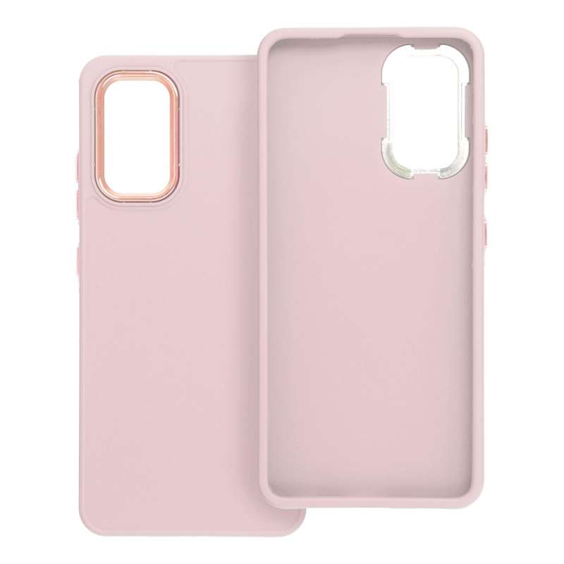 SPOTT-GR Frame Case - Θήκη Σιλικόνης για Samsung Galaxy A32 4G - Ροζ