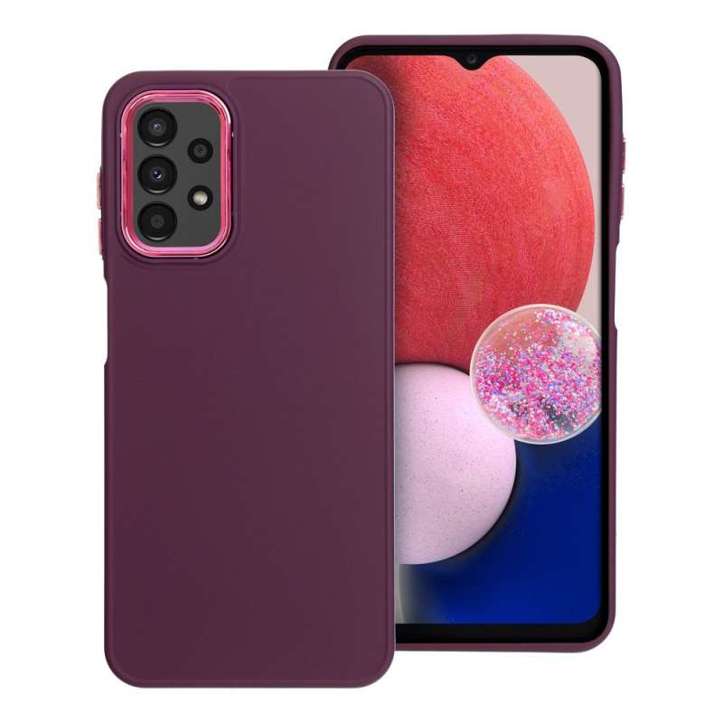 SPOTT-GR Frame Case - Θήκη Σιλικόνης για Samsung Galaxy A13 4G - Μωβ