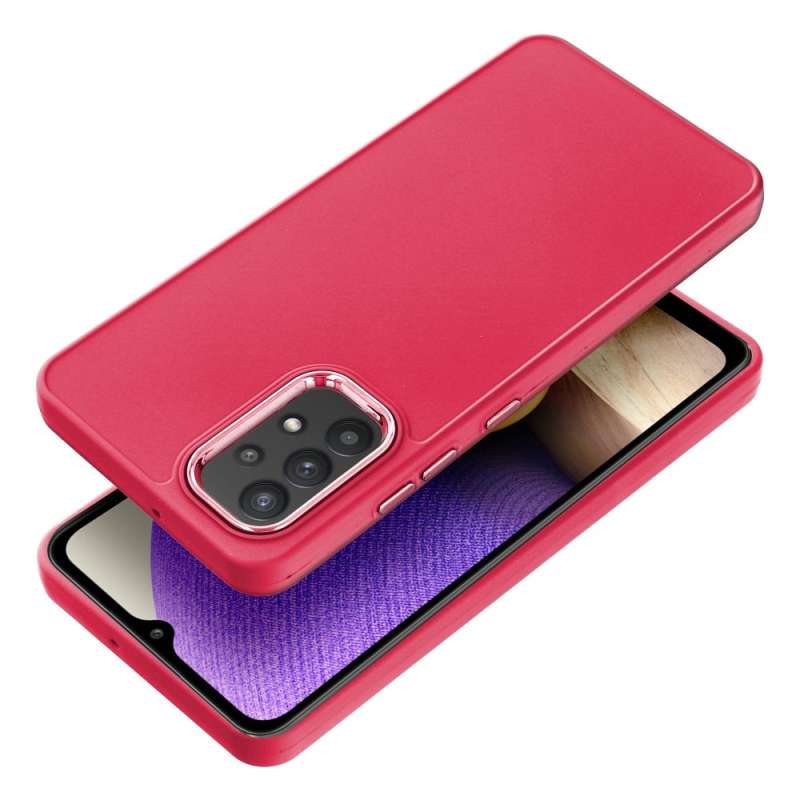 SPOTT-GR Frame Case - Θήκη Σιλικόνης για Samsung Galaxy A32 4G - Βυσσινί