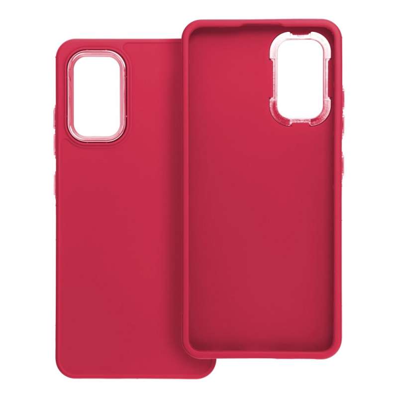 SPOTT-GR Frame Case - Θήκη Σιλικόνης για Samsung Galaxy A32 4G - Βυσσινί