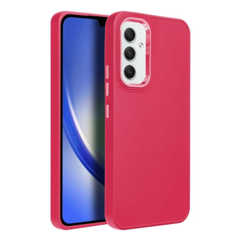 SPOTT-GR Frame Case - Θήκη Σιλικόνης για Samsung Galaxy A54 5G - Βυσσινί