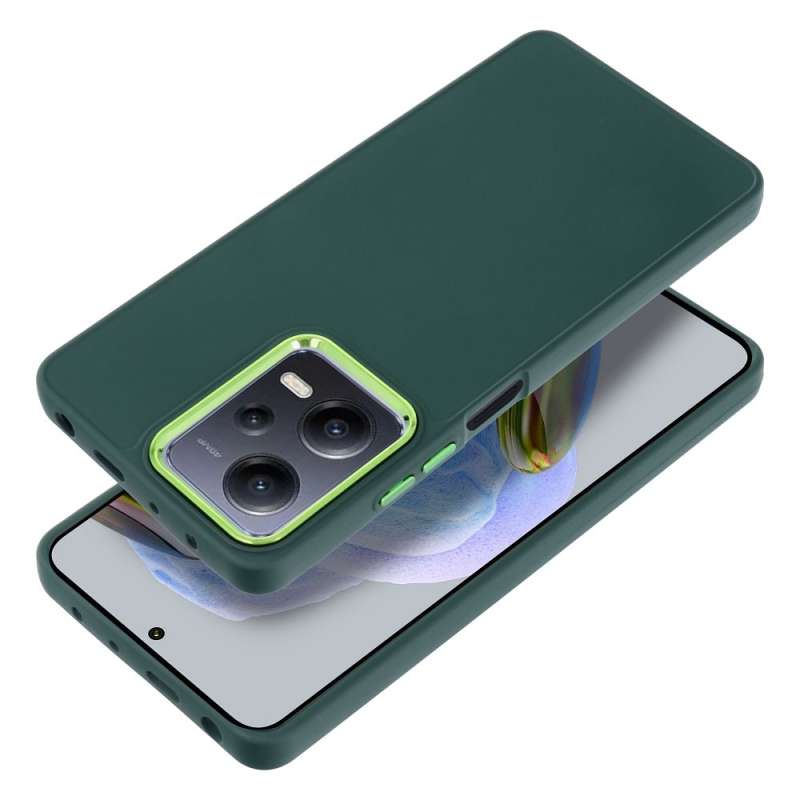 SPOTT-GR Frame Case - Θήκη Σιλικόνης για Xiaomi Redmi Note 12 Pro 5G - Πράσινη