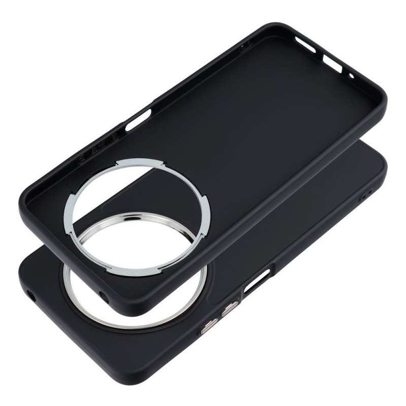 SPOTT-GR Frame Case - Θήκη Σιλικόνης για Xiaomi Redmi 14C - Μαύρη