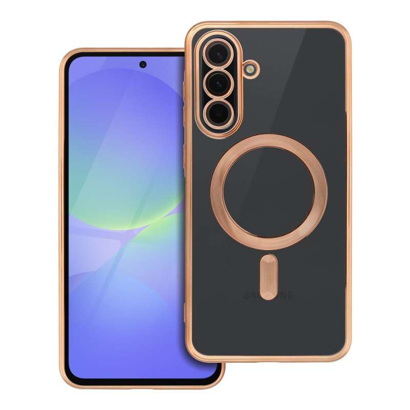 SPOTT-GR Electro Mag Cover - Θήκη Σιλικόνης με Υποστήριξη MagSafe για Samsung Galaxy A36 5G - Χρυσή