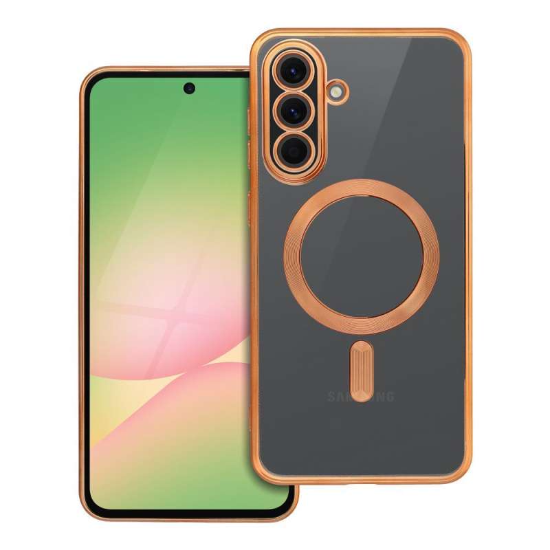 SPOTT-GR Electro Mag Cover - Θήκη Σιλικόνης με Υποστήριξη MagSafe για Samsung Galaxy A56 5G - Χρυσή