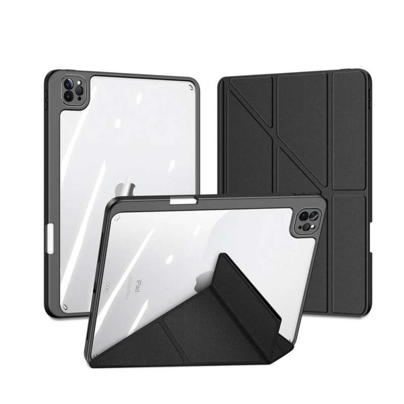 SPOTT-GR Dux Ducis Magi - Θήκη με Υποδοχή Στυλό για Apple iPad Pro 11 (2018 / 2020 / 2021 / 2022) σε Μαύρο Χρώμα
