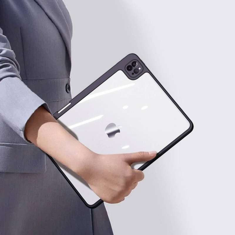 SPOTT-GR Dux Ducis Magi - Θήκη με Υποδοχή Στυλό για Apple iPad Pro 11 (2018 / 2020 / 2021 / 2022) σε Μαύρο Χρώμα