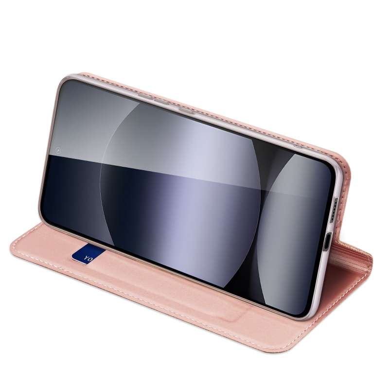 SPOTT-GR Dux Ducis Skin Pro - Θήκη Πορτοφόλι για Xiaomi Redmi Note 14 4G σε Ροζ Xρώμα