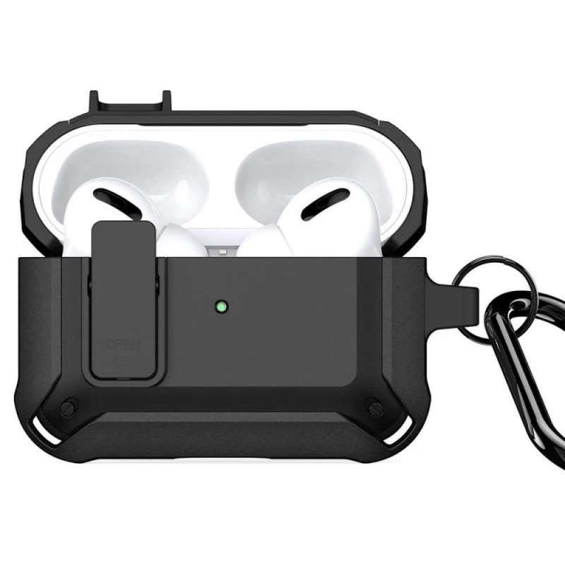 SPOTT-GR Dux Ducis Peco - Σκληρή Θήκη Προστασίας για Apple AirPods 3 σε Μαύρο Χρώμα