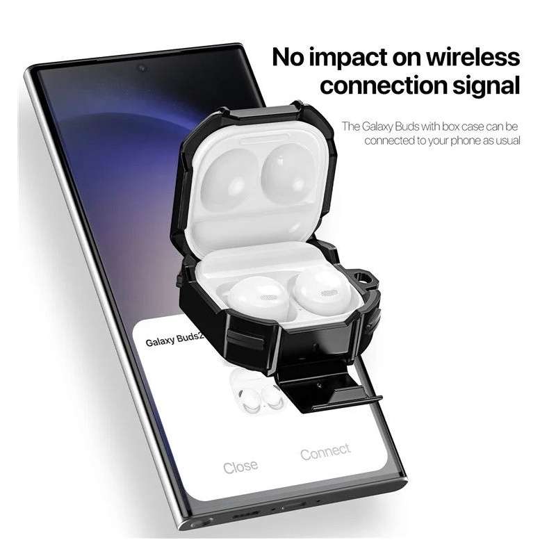 SPOTT-GR Dux Ducis SECG - Προστατευτική Θήκη για Samsung Galaxy Buds Live / Buds Pro / Buds2 / Buds2 Pro - Μαύρη