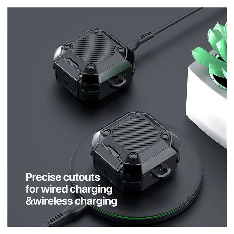 SPOTT-GR Dux Ducis SECG - Προστατευτική Θήκη για Samsung Galaxy Buds Live / Buds Pro / Buds2 / Buds2 Pro - Μαύρη