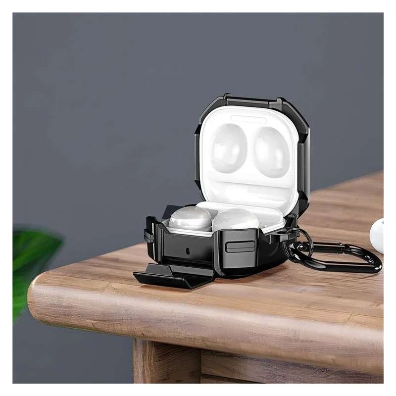 SPOTT-GR Dux Ducis SECG - Προστατευτική Θήκη για Samsung Galaxy Buds Live / Buds Pro / Buds2 / Buds2 Pro - Μαύρη